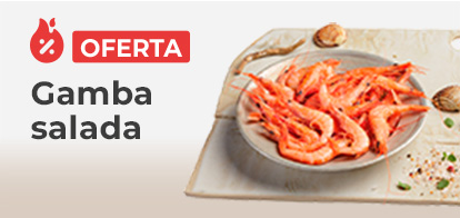 Oferta en gamba salada