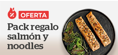 Pack regalo de salmón y noodles