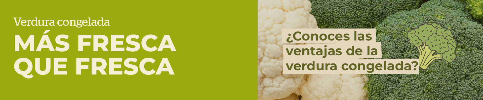 Verduras congeladas. Conoce todo sobre ellas!