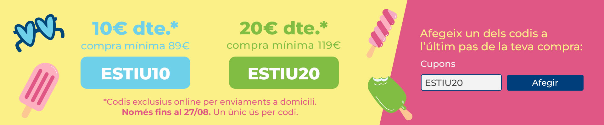 codis descompte la sirena