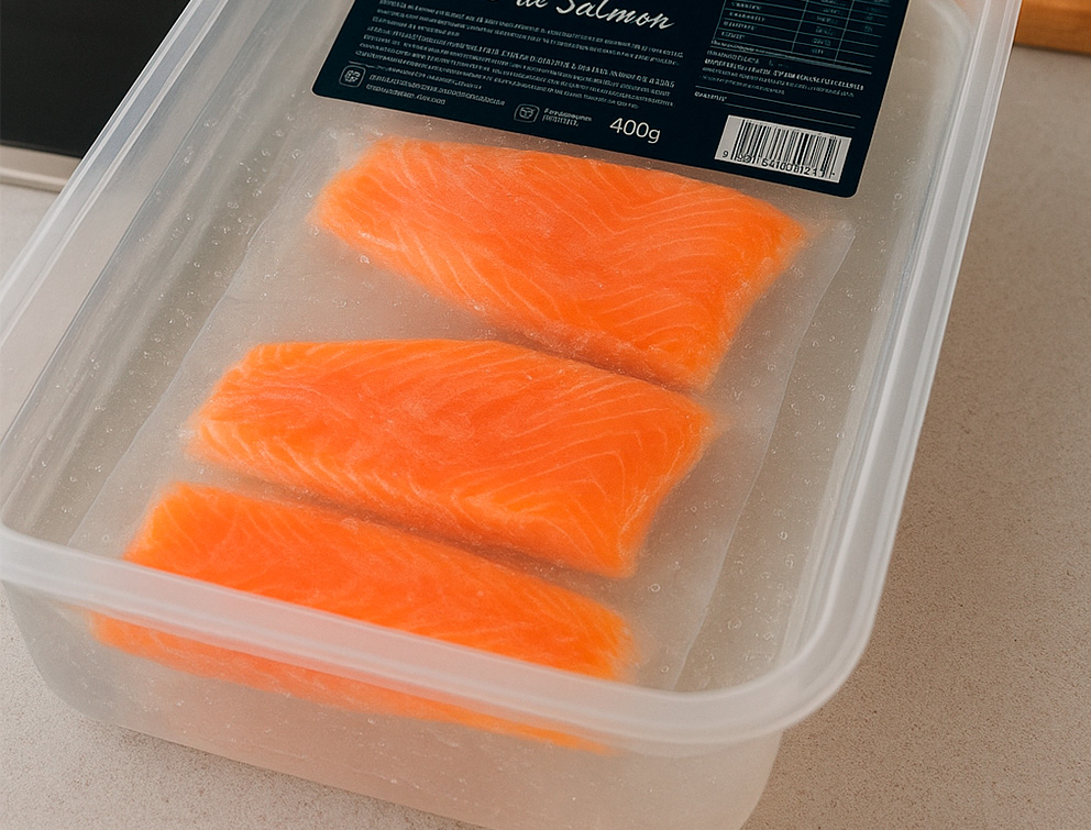 Descongelar pescado en agua Descongelar pescado en agua