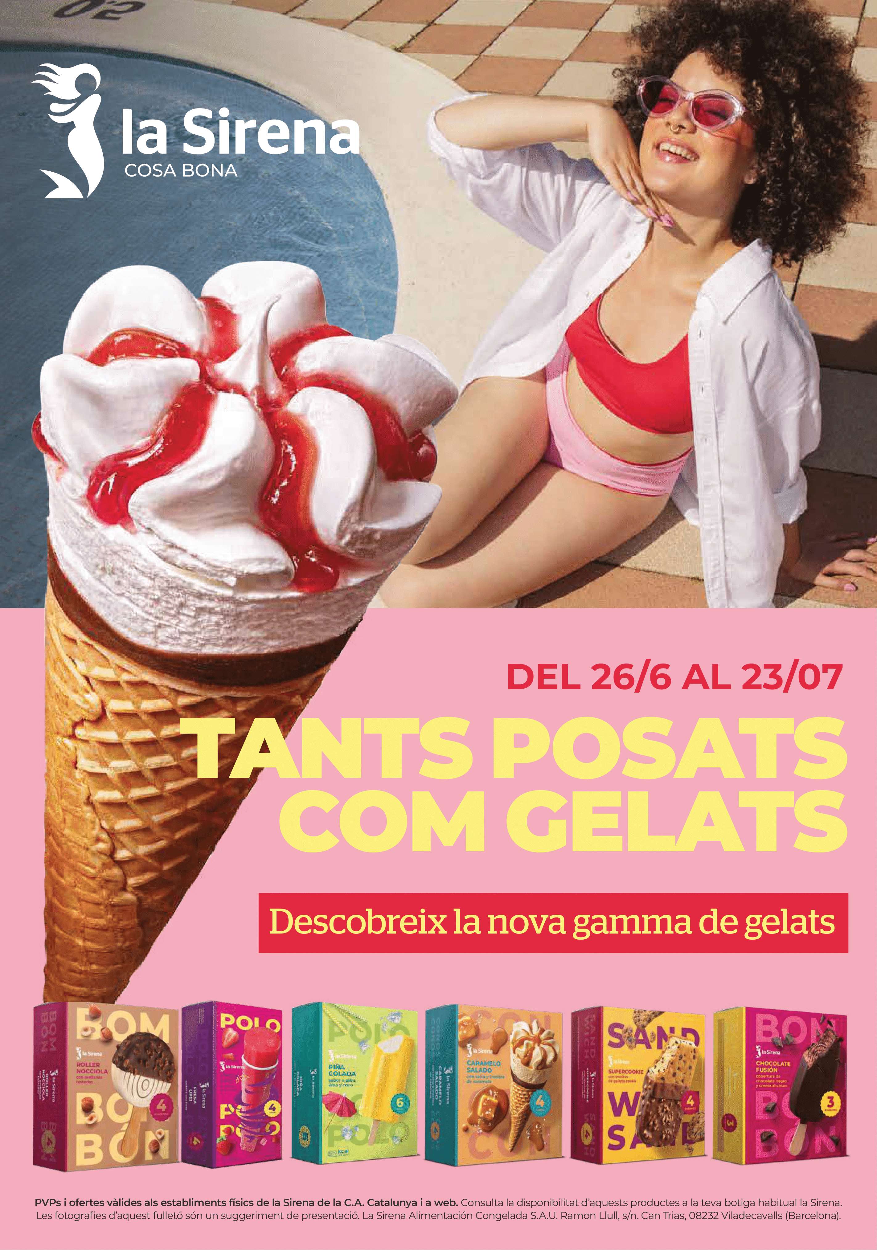 Catàleg especial gelats la Sirena Catalunya