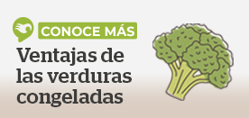 ventajas de las verduras congeladas