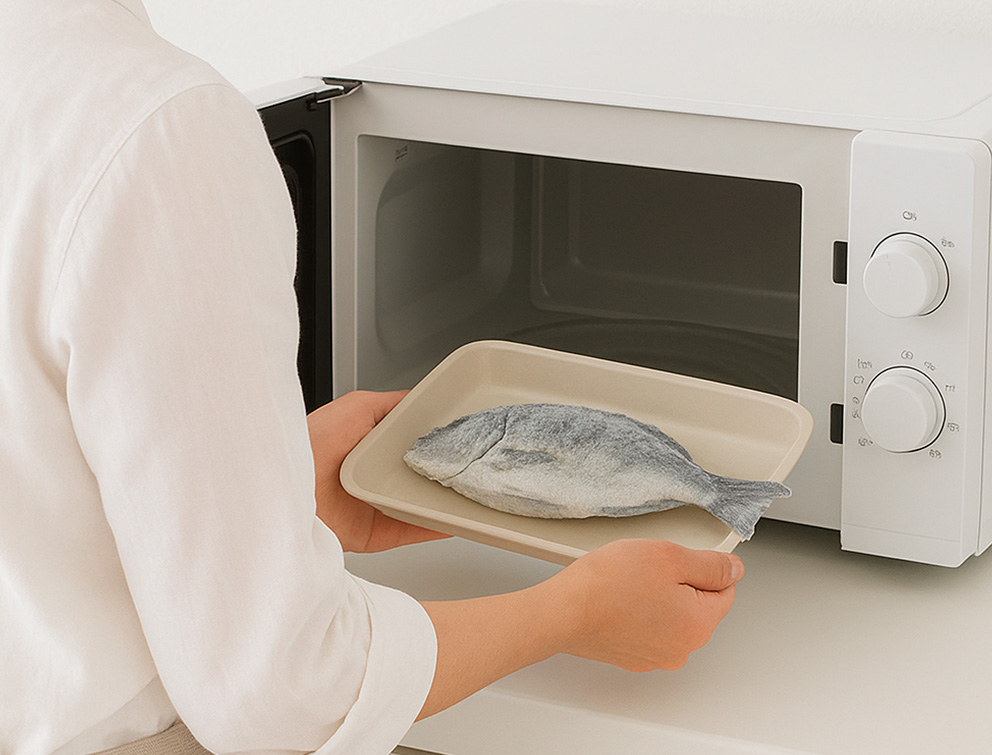 Descongelar pescado en el microondas Descongelar pescado en el microondas