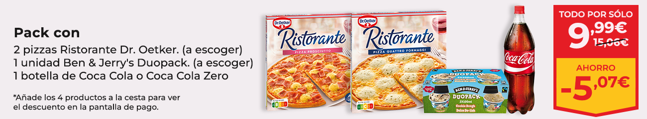 pack ahorro pizzas
