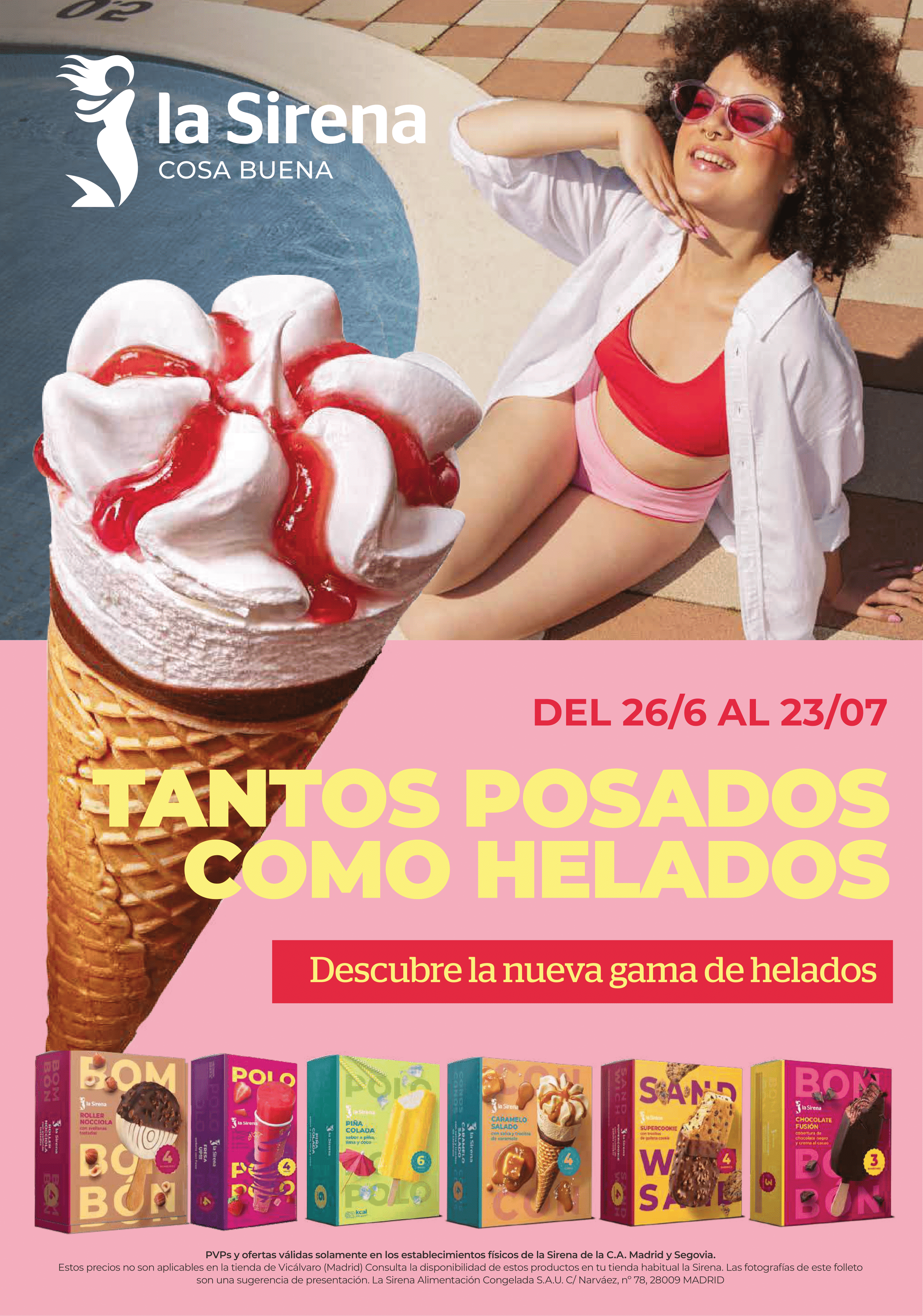 Catálogo helados la Sirena